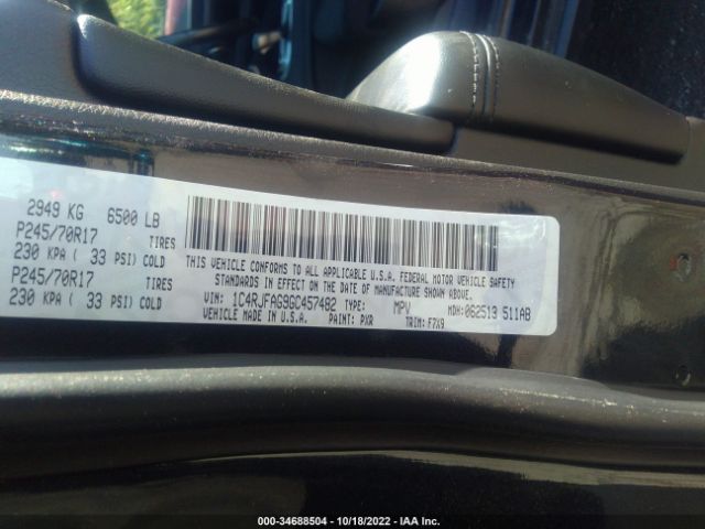 1C4RJFAG9GC457482 Jeep Grand Cherokee Laredo