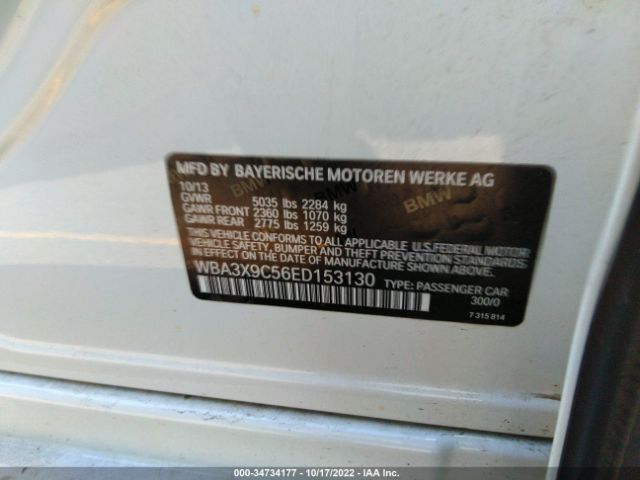 WBA3X9C56ED153130 BMW 3 Series Gran Turismo 335i Xdrive