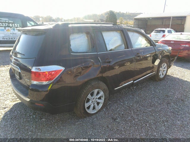 2012 TOYOTA HIGHLANDER VIN: 5TDBK3EHXCS135555