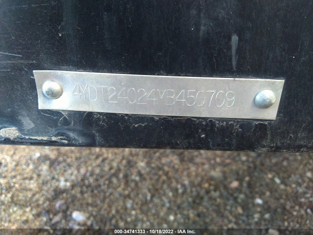 2021 KEYSTONE RV OTHER VIN: 4YDT24024MB450709