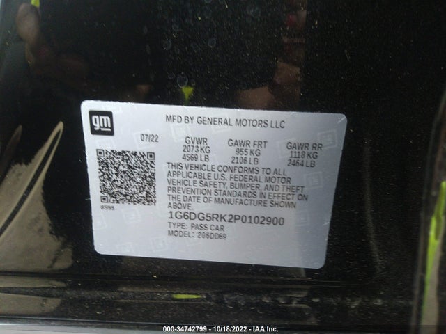 2023 Cadillac CT4, VIN: 1G6DG5RK2P0102900