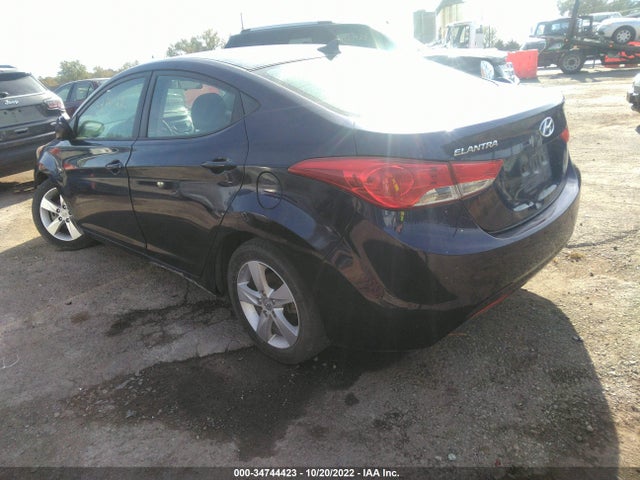 2013 HYUNDAI ELANTRA GLS VIN: 5NPDH4AE0DH180956
