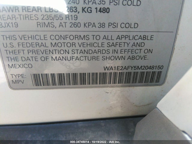 2021 Audi Q5, VIN: WA1E2AFY5M2048150