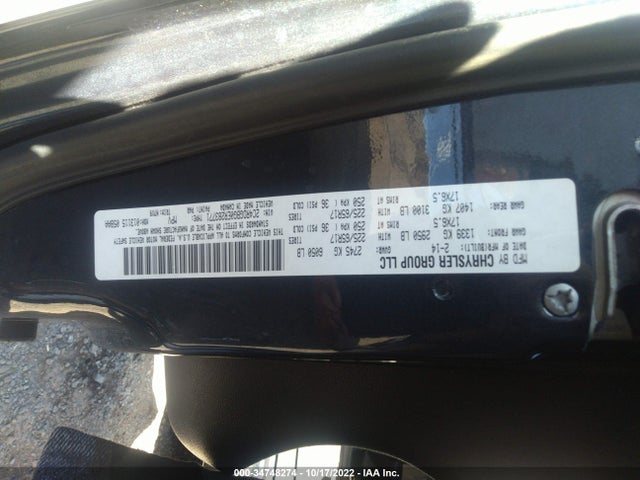 Dodge Grand Caravan Se 30th Anniversary 2014 2C4RDGBG0ER283771 Image 9