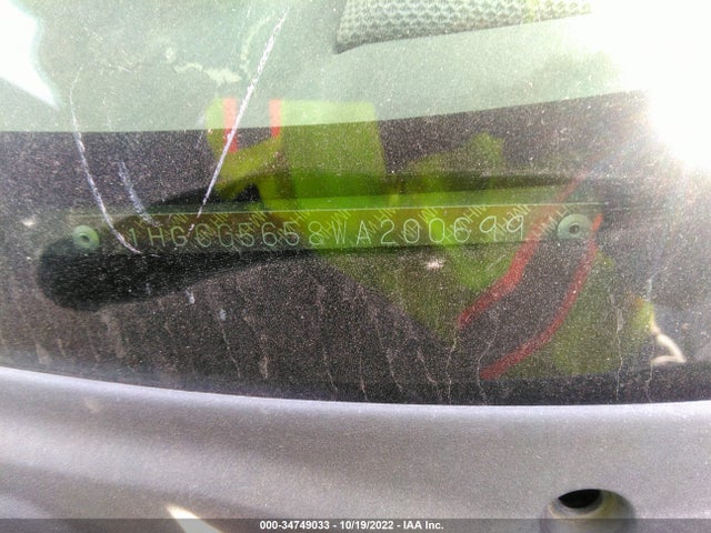 1998 HONDA ACCORD SDN EX VIN: 1HGCG5658WA200699