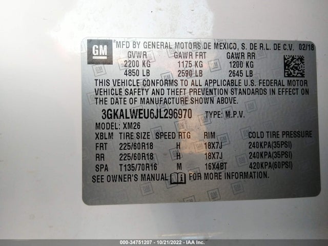 GMC Terrain Slt Diesel 2018 3GKALWEU6JL296970 Image 10