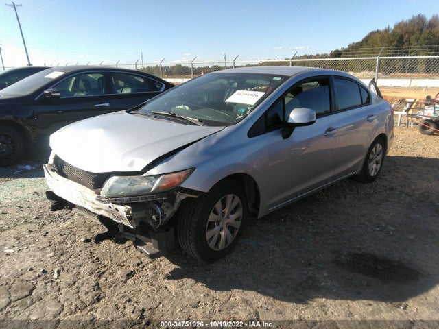 2012 HONDA CIVIC SDN LX VIN: 2HGFB2F57CH578357