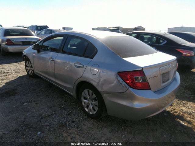 2012 HONDA CIVIC SDN LX VIN: 2HGFB2F57CH578357