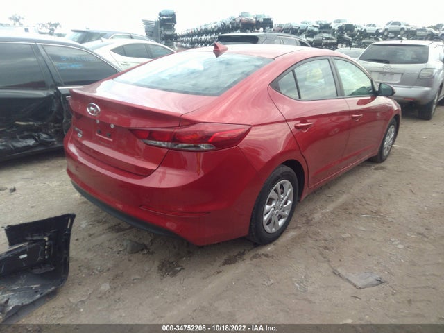 2017 HYUNDAI ELANTRA SE VIN: 5NPD74LF1HH151089