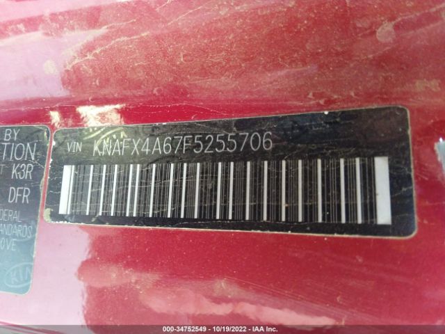 KNAFX4A67F5255706 KIA FORTE LX