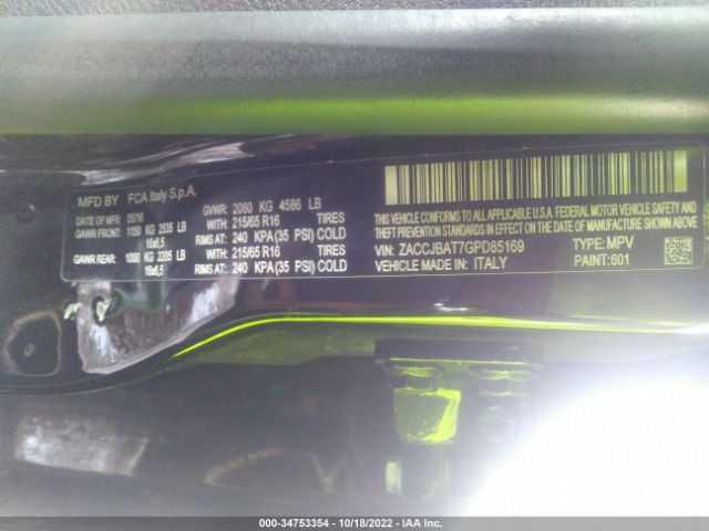 ZACCJBAT7GPD85169 Jeep Renegade Sport