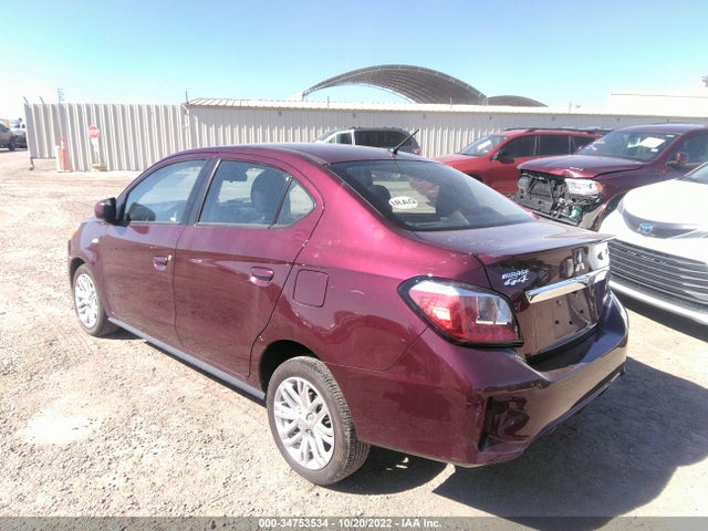 2022 Mitsubishi Mirage, VIN: ML32FUFJ9NHF01143