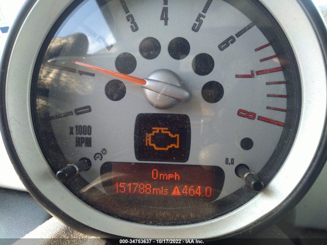 2007 MINI COOPER HARDTOP VIN: WMWMF33587TU60795
