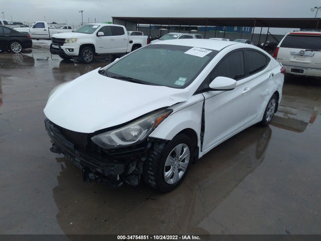 2016 HYUNDAI ELANTRA SE VIN: 5NPDH4AE4GH711662