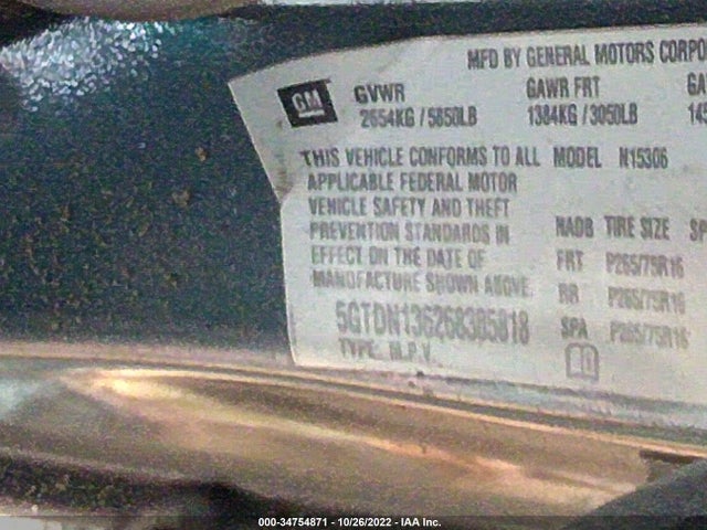 Hummer H3 2006 5GTDN136268305818 Image 10