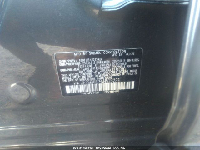JF2SKARC5MH523223 Subaru Forester Sport