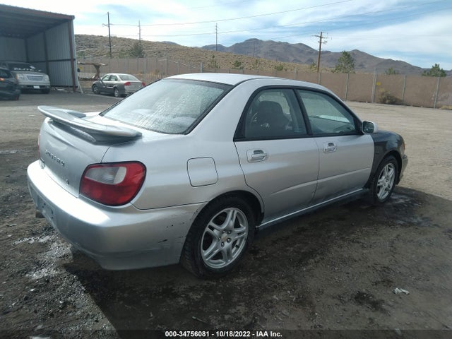 2002 SUBARU IMPREZA SEDAN WRX VIN: JF1GD29682G510439