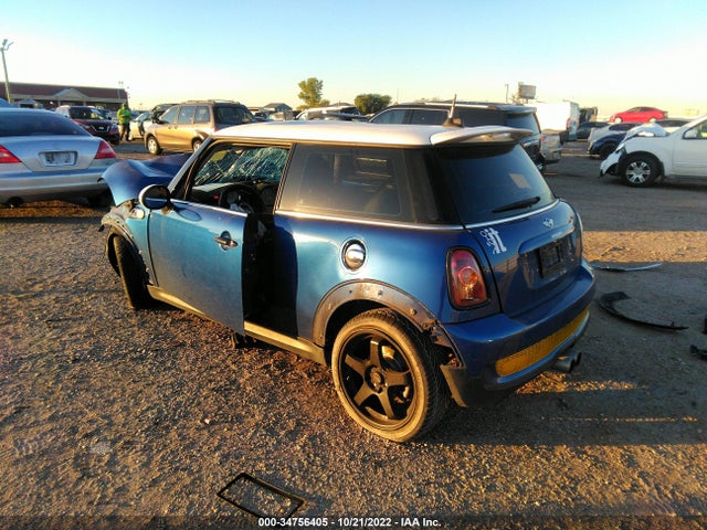 2008 MINI COOPER HARDTOP S VIN: WMWMF73538TT90602