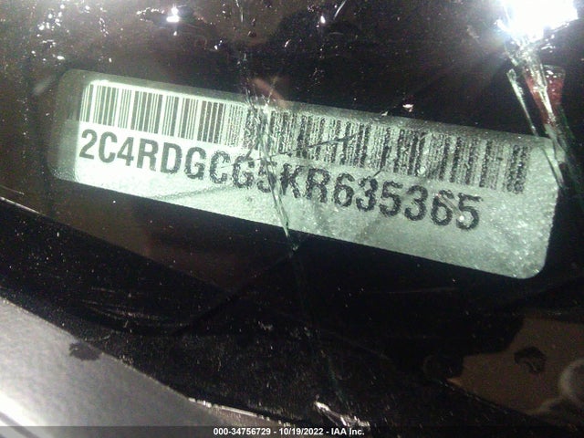 Dodge Grand Caravan Sxt 2019 2C4RDGCG5KR635365 Image 9