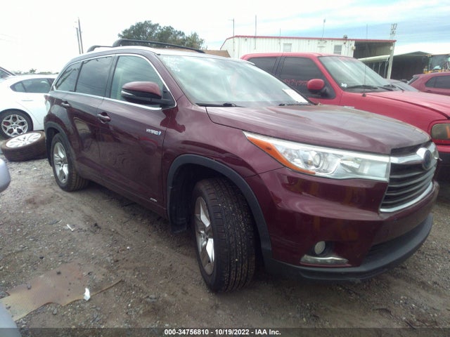 2016 Toyota Highlander, VIN: 5TDDCRFH3GS014315