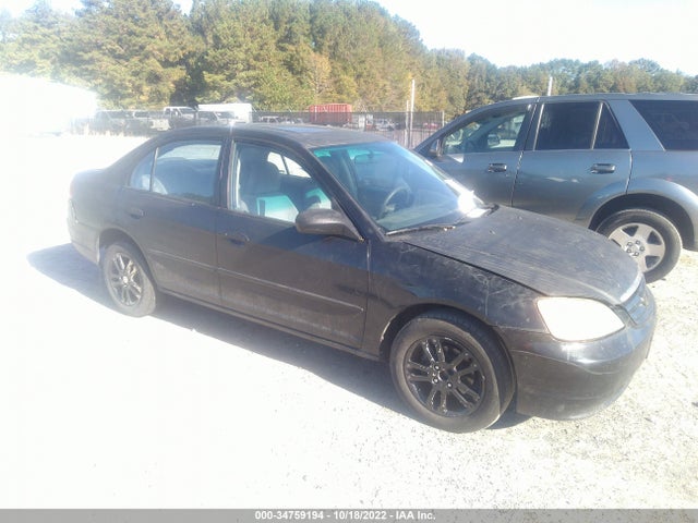 2001 HONDA CIVIC EX VIN: 2HGES25741H594317