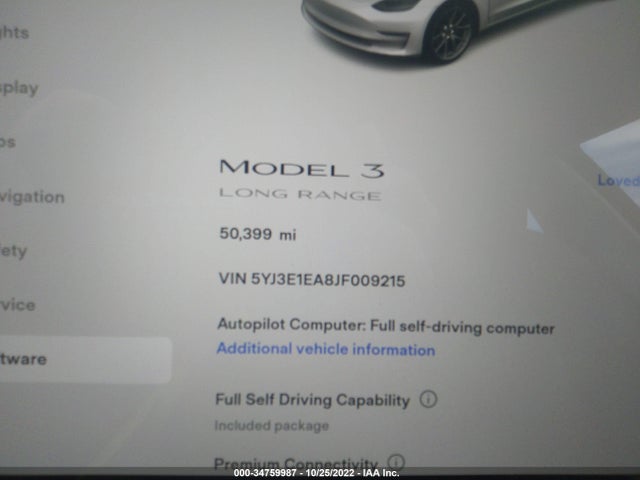 Tesla MODEL 3 2018 5YJ3E1EA8JF009215 Image 7