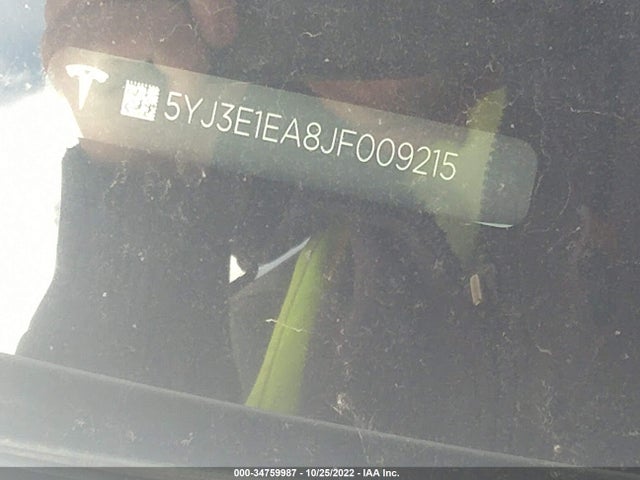 Tesla MODEL 3 2018 5YJ3E1EA8JF009215 Image 9