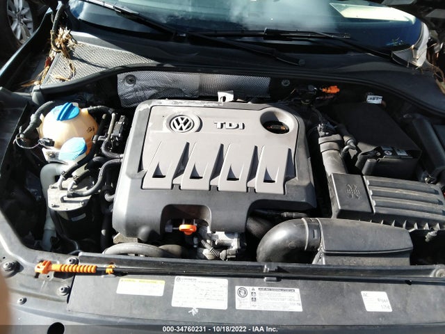 2013 VOLKSWAGEN PASSAT TDI SE W/SUNROOF VIN: 1VWBN7A32DC070659