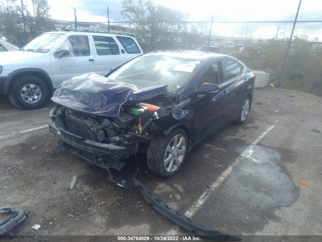 2013 HYUNDAI ELANTRA LIMITED PZEV VIN: 5NPDH4AE0DH433886