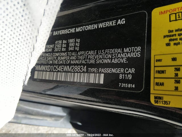 WMWXD1C54EWM28834 Mini Cooper Countryman John Cooper Works