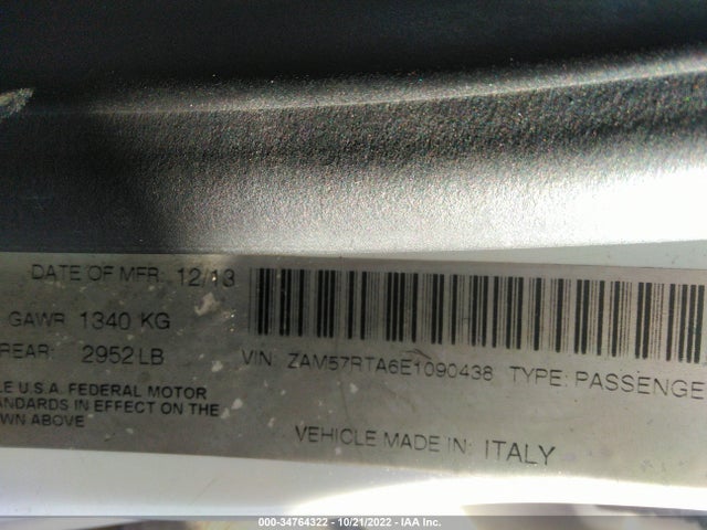 Maserati Ghibli S Q4 2014 ZAM57RTA6E1090438 Image 9
