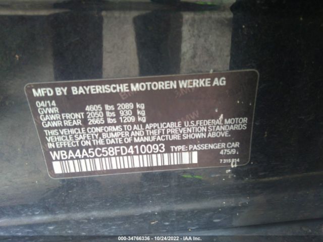 WBA4A5C58FD410093 BMW 4 Series