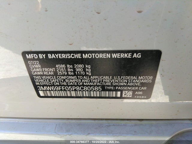 BMW 3 Series 330i 2023 3MW69FF05P8C80585 Image 11