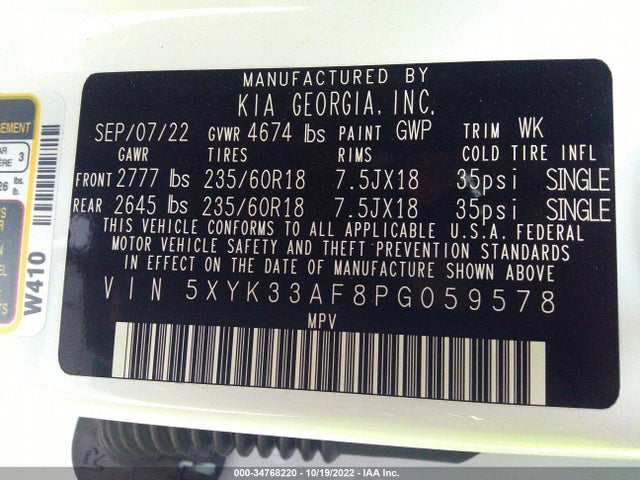 2023 Kia Sportage, VIN: 5XYK33AF8PG059578