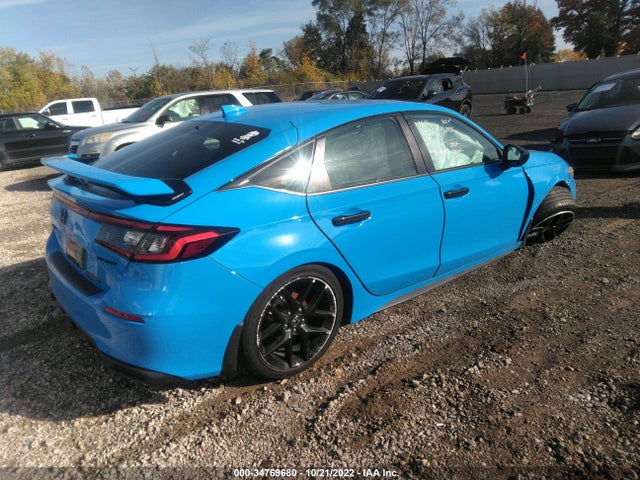 2022 HONDA CIVIC HATCHBACK SPORT VIN: 19XFL2H82NE017095