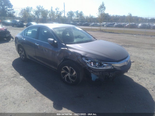 Продаж на аукціоні авто 2016 Honda Accord Sedan Lx, vin: 1HGCR2F38GA072537, номер лоту: 34769754
