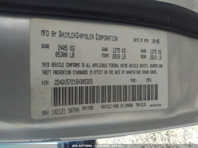 Dodge Magnum R/t 2006 2D4GV57216H305325 Image 10