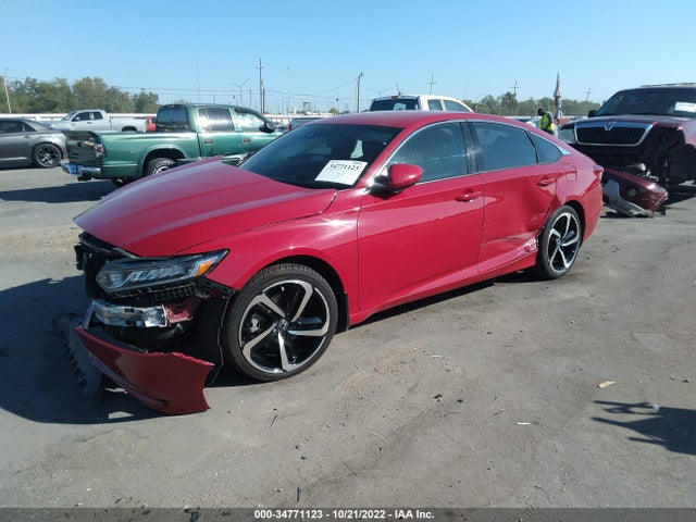 2018 HONDA ACCORD SEDAN SPORT 1.5T VIN: 1HGCV1F35JA033174
