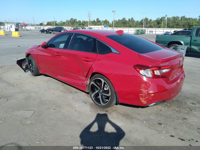 2018 HONDA ACCORD SEDAN SPORT 1.5T VIN: 1HGCV1F35JA033174