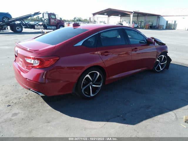 2018 HONDA ACCORD SEDAN SPORT 1.5T VIN: 1HGCV1F35JA033174