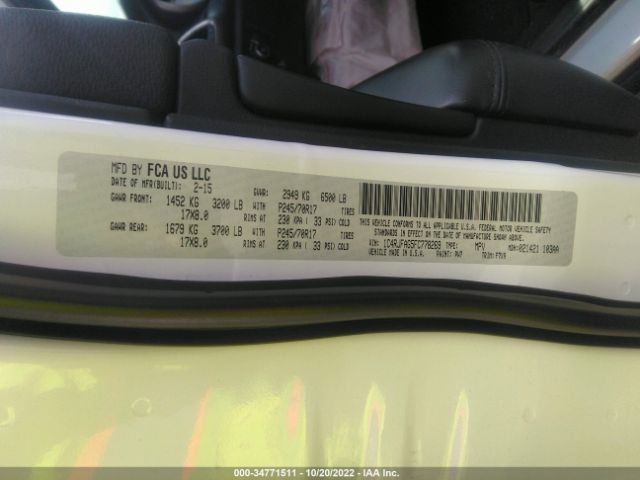 1C4RJFAG5FC778269 Jeep Grand Cherokee Laredo