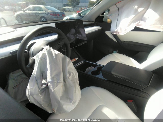 2021 TESLA MODEL Y LONG RANGE VIN: 5YJYGAEE8MF267810
