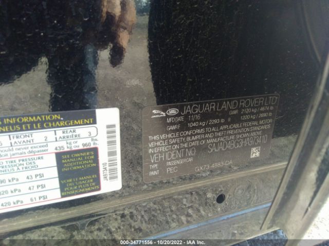 SAJAD4BG3HA973410 Jaguar Xe 25t Premium