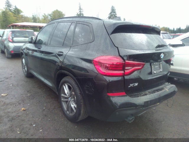 BMW X3 Xdrive30i 2021 аукцион фото