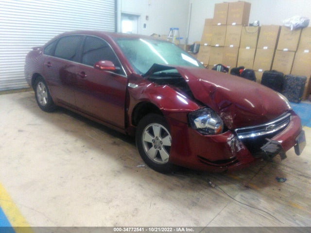 2008 CHEVROLET IMPALA LT VIN: 2G1WT58N181342693