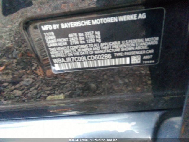 WBAJR7C09LCD60286 BMW 5 Series 530i Xdrive