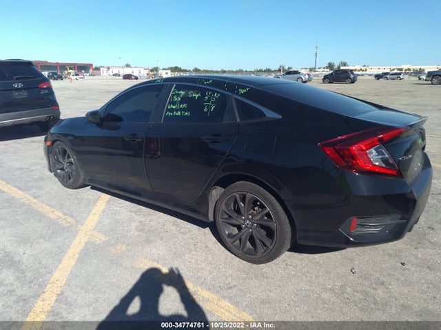 2020 HONDA CIVIC SEDAN SPORT VIN: 2HGFC2F89LH590193