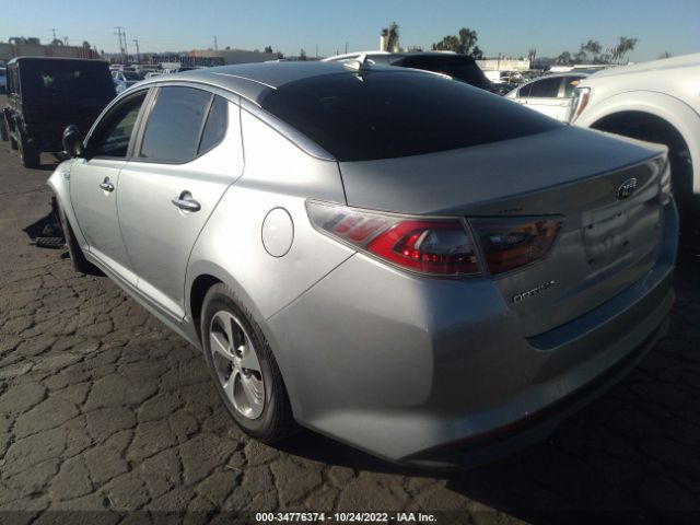 KNAGM4ADXE5065733 KIA Optima Hybrid Lx