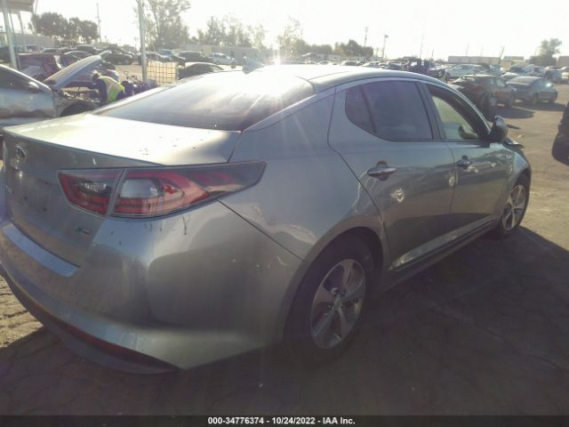 KNAGM4ADXE5065733 KIA Optima Hybrid Lx