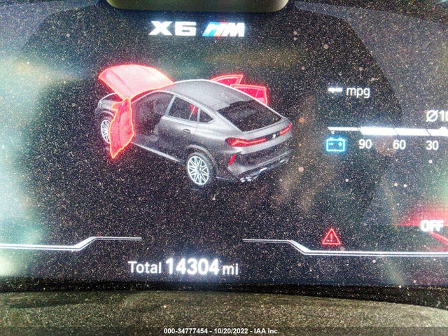 BMW X6 M 2022 аукцион фото